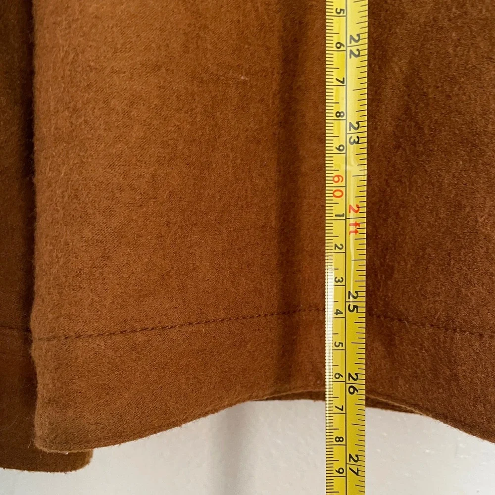 Banana Republic Mens Wool Blend Chore‎ Coat Jacket Brown Large L Utility Shacket